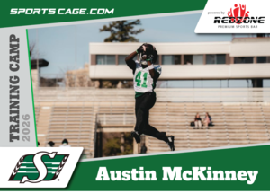 Former Cleveland Browns invite Austin McKinney emerging at Saskatchewan Roughriders rookie camp