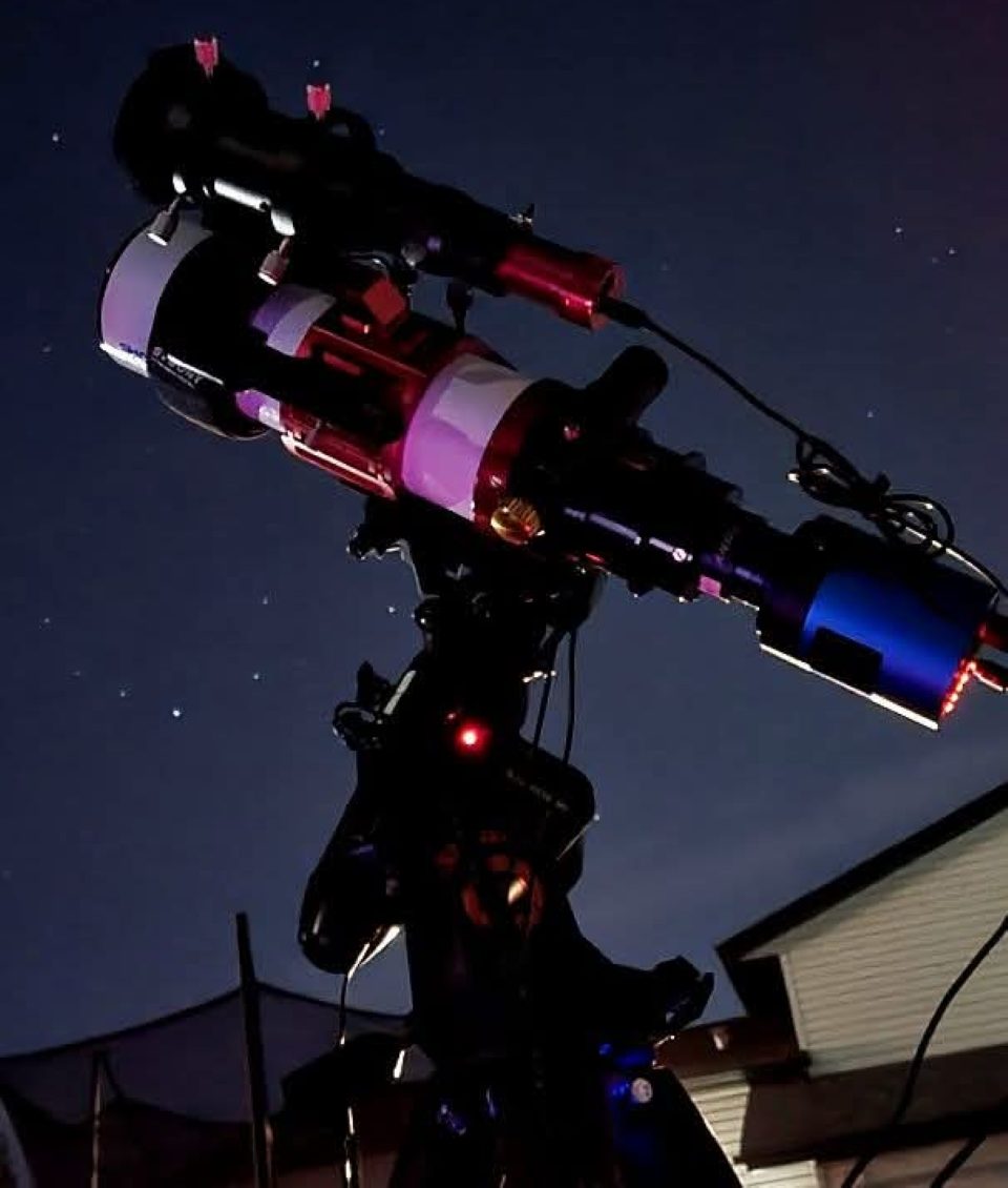 Mysterious object lights up night sky