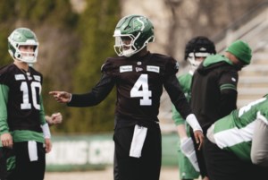 ‘All you need is a shot’: Riders rookie QB Jordan McCloud aiming to crack CFL roster after year away from football