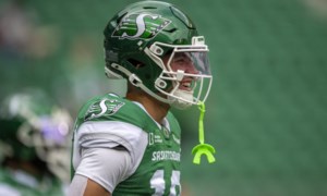 Dhel Duncan-Busby eager for more catches as Saskatchewan Roughriders season begins
