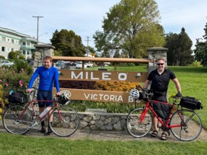 Father-son cross-Canada ride aims to support nursing mental health