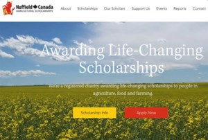 Nuffield scholarship application deadline looms