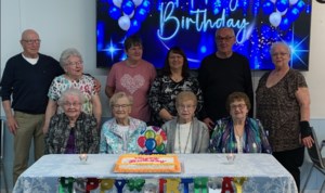 Celebrating birthday with Keen Age Centre friends