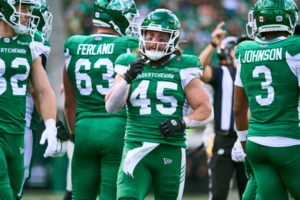 Saskatchewan Roughriders monitoring A.J. Ouellette’s status entering match-up with Toronto Argonauts