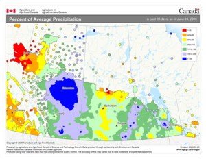 Drought Monitor: Saskatchewan sees good moisture levels despite southern drought pockets