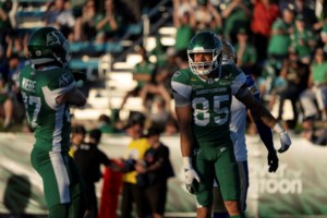 'He's a guy that could really take off': Trevor Harris believes Regina native D’Sean Mimbs can make impact in first CFL start with Riders