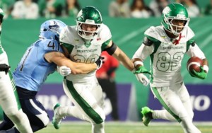 Saskatchewan's Thomas Bertrand-Hudon looking to contribute any way possible as Riders look to return to win column