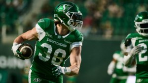 Headin’ to the club: Riders linebacker Jayden Dalke returning to line-up against Hamilton despite left hand injury