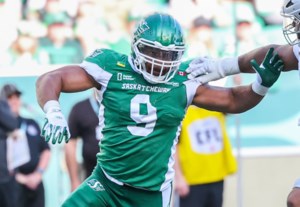 How James Vaughters has become a leader on the Roughriders defence