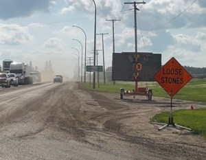 Highway 3 maintenance west of Tisdale underway this week