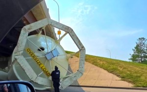 City still recovering costs, another oversized load hits overpass