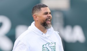 ‘I’m just so proud of these guys’: Corey Mace lauds Riders reinforcements in win over Edmonton