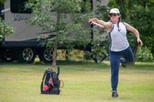 The discs were flying at Oxbow park for disc golf provincials
