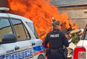 Driver dumps smoking load to prevent Regina garbage truck fire