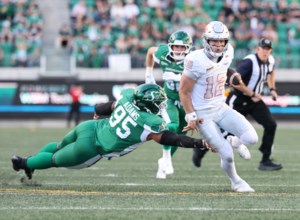 ‘Make sure you learn from it’: Luc Mullinder expects Riders to bounce back from Hamilton loss