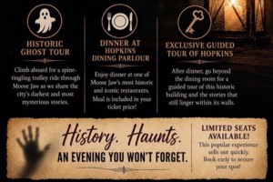 Tourism Moose Jaw serves up supper and scares at Hopkins Dining Parlour