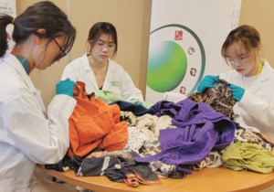 Fashion students reshape waste research at the U of R