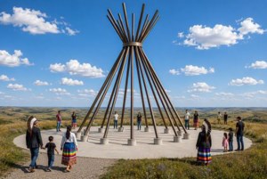 50-foot steel tipi to mark Treaty 6 signing at Fort Carlton
