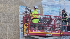 Mural removed from Prince Albert city hall due to deterioration