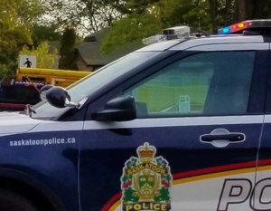 Driver error blamed after SUV crashes into Saskatoon business