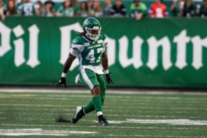 Riders’ Aubrey Miller Jr. on Labour Day Classic: ‘The most violent games are the funnest’