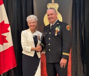 Humboldt fire captain honoured for more than 25 years of service