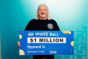 Moose Jaw man checks lottery ticket at chiropractor, discovers $1M win
