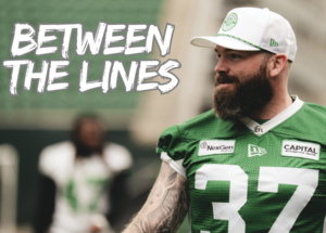 Between The Lines: Mike Benson’s transition from car salesman to Saskatchewan Roughriders long-snapper
