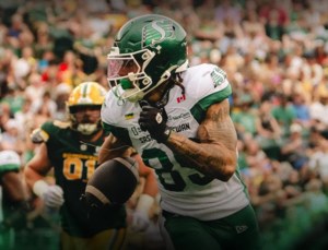 Roughriders’ Kian Schaffer-Baker, A.J. Ouellette, Josh Woods getting first-team practice reps