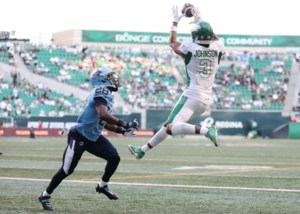 On the verge of Riders history, KeeSean Johnson's focus is on more important things