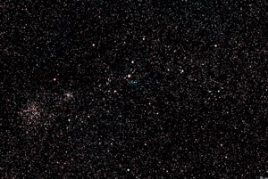 Saskatchewan Skies: Mars and Jupiter close together in early October