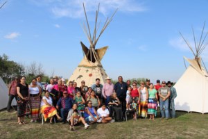 Ancestral teepee cover returns to Kawacatoose First Nation
