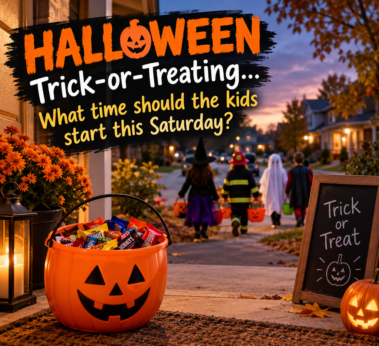 Halloween Trick-or-Treating: What Time Should The Kids Hit The Streets?