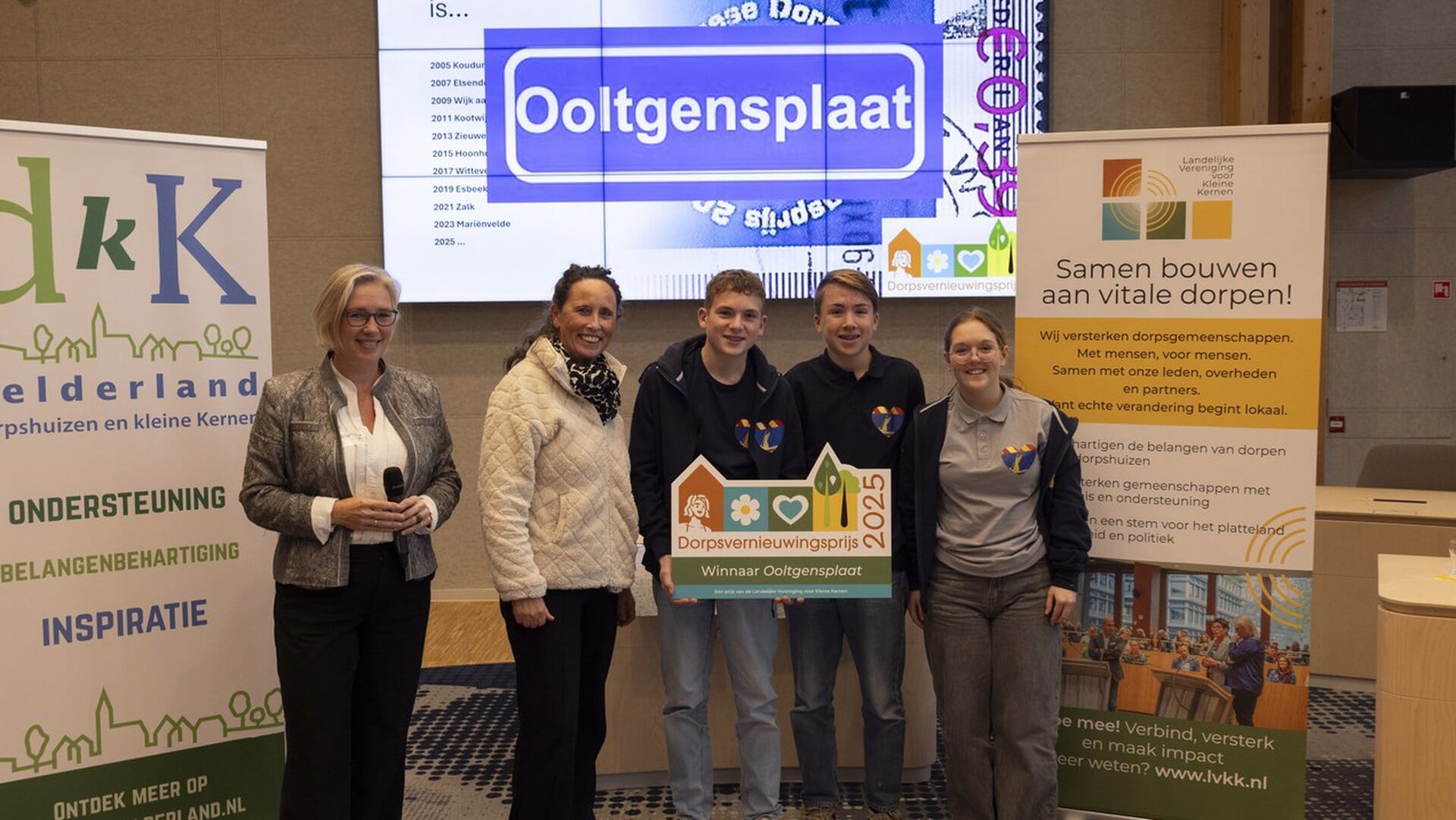 Ooltgensplaat wint Dorpsvernieuwingsprijs 2025: Twintig jaar Dorpsvernieuwingsprijs: drie finalisten