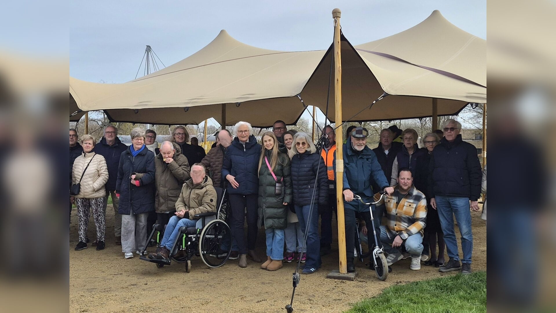 Nieuwe stretchtent voor De Blije Wei
