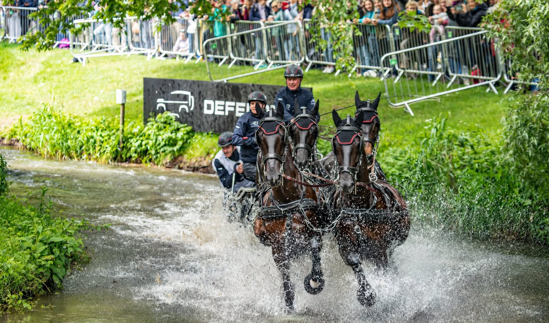 Vierspan uit Ouddorp doet mee aan WK paardensport in Aken