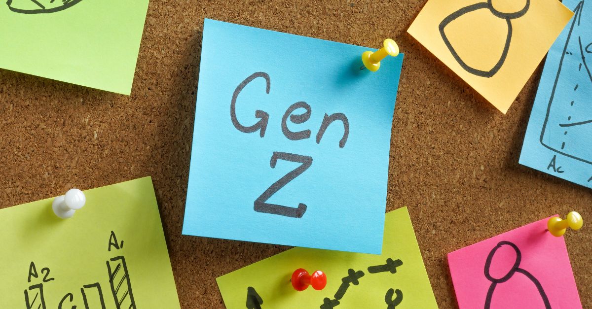 Post-it sur lequel est écrit « Gen Z » – Monceau Langues