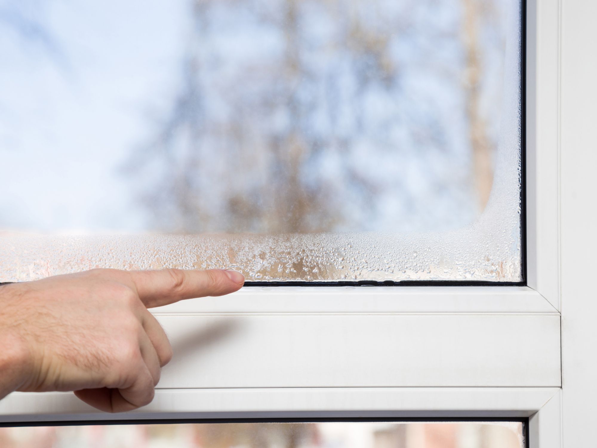 Humidité dans une fenêtre