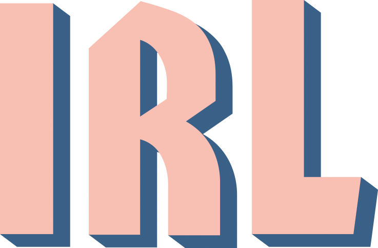IRL initiales in shop signs styles