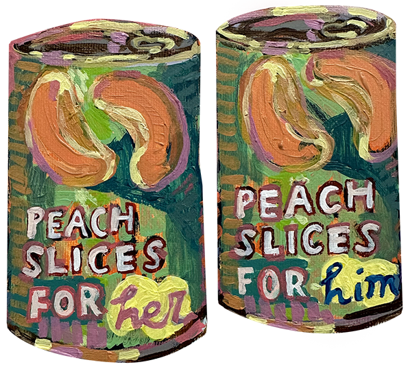 Peaches painting Ida Lawrence
