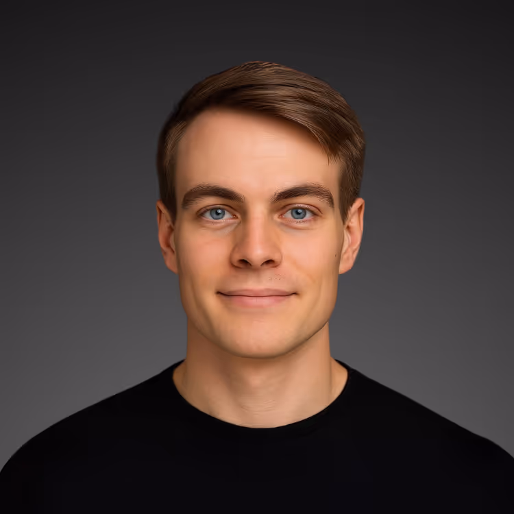 Headshot of Clement Ulbert, Graphic Designer at IVL Creatives.