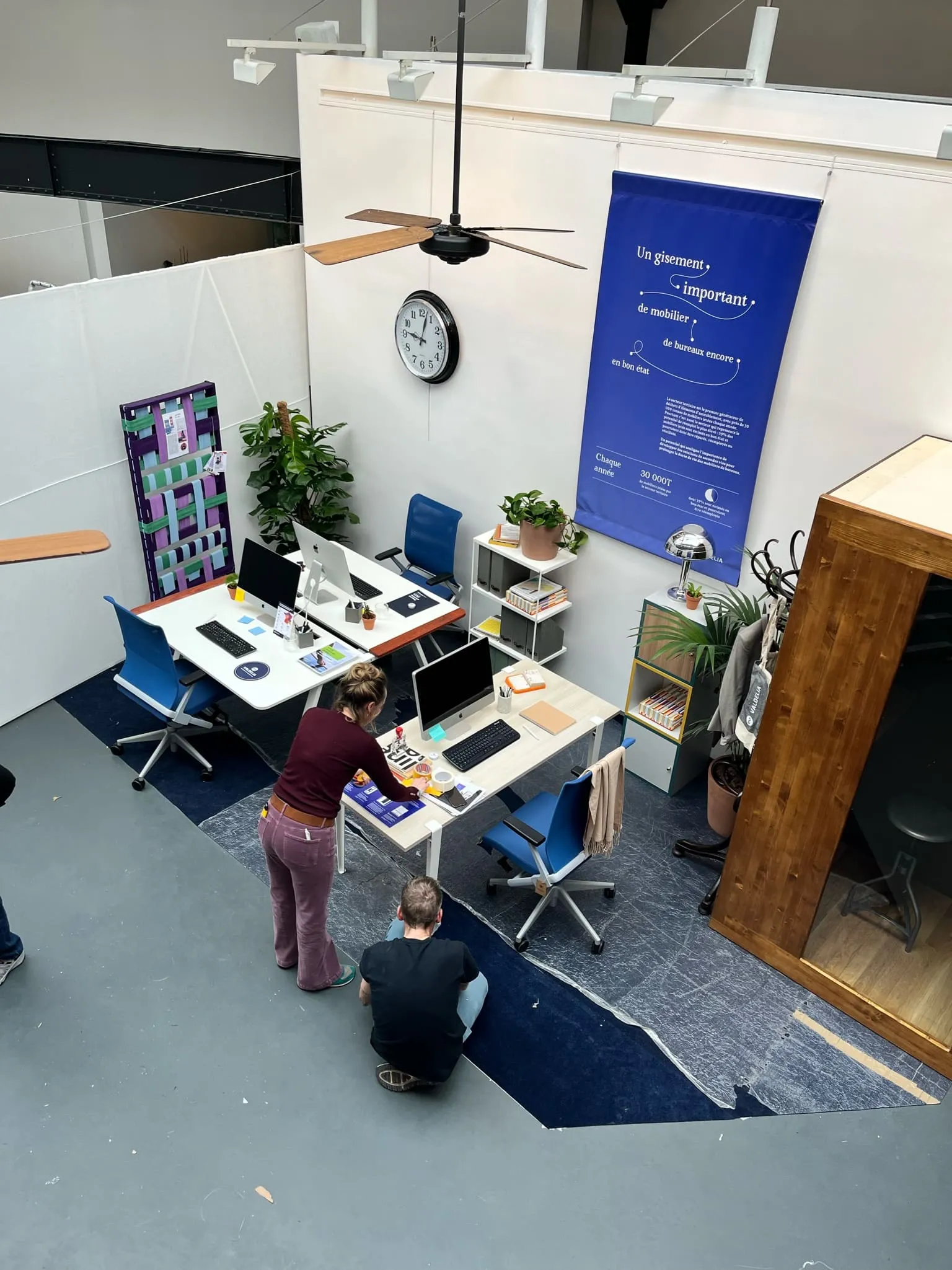 Espace de bureaux et de travail partagé