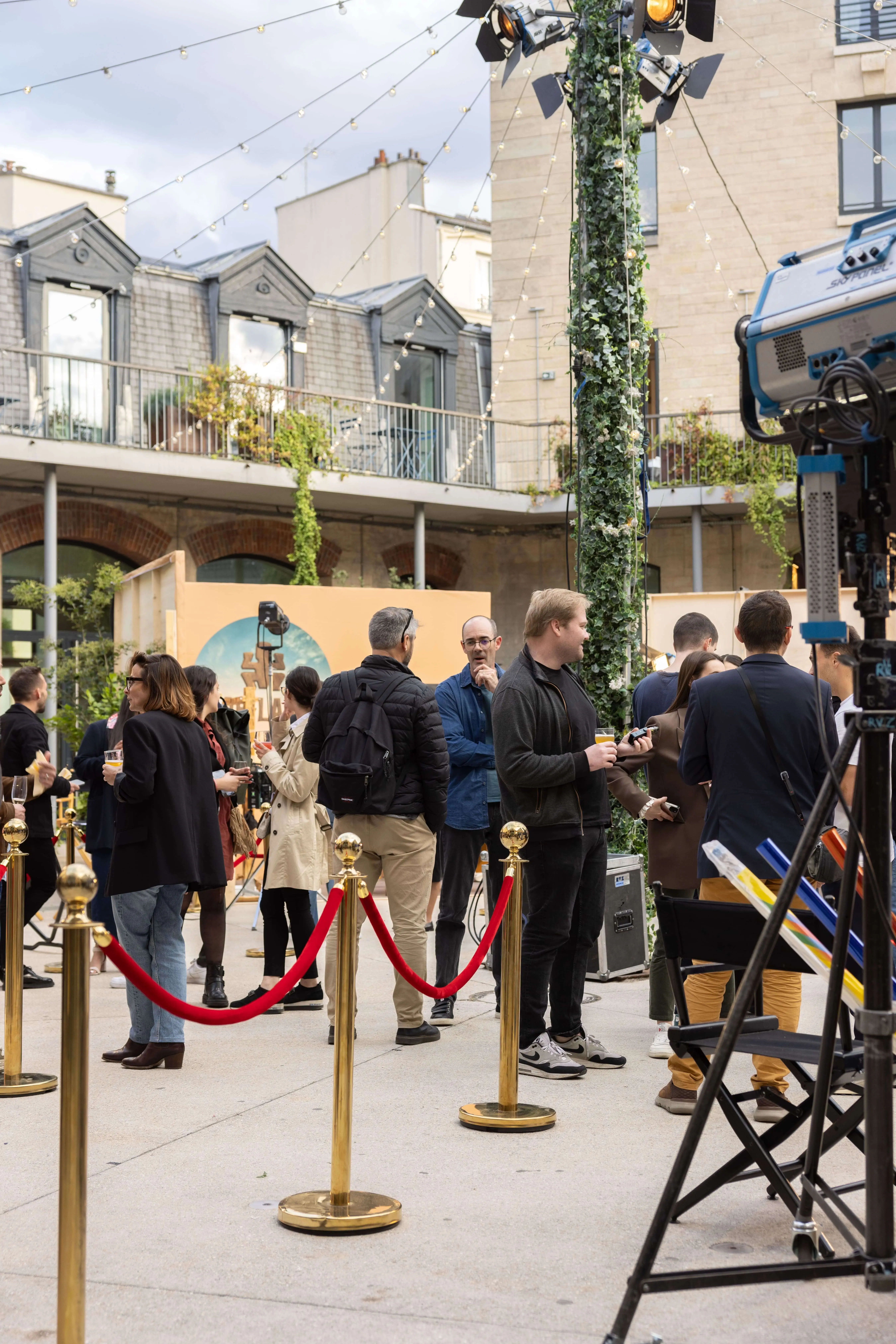 décor de cinéma, spots de cinéma, 
