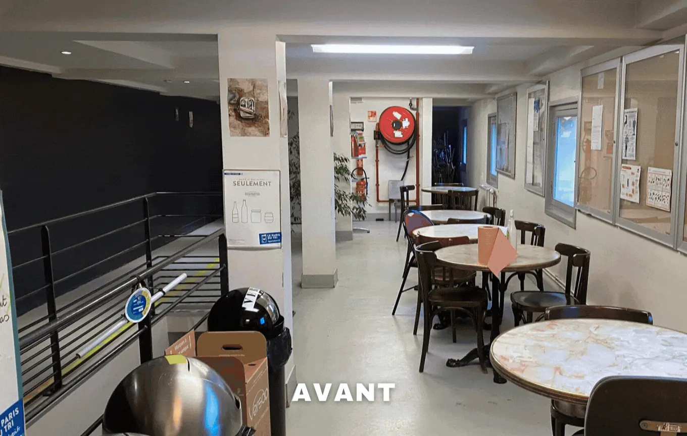 Théâtre de l'Odéon : les espaces communs avant et après le réaménagement par La Réponse D.