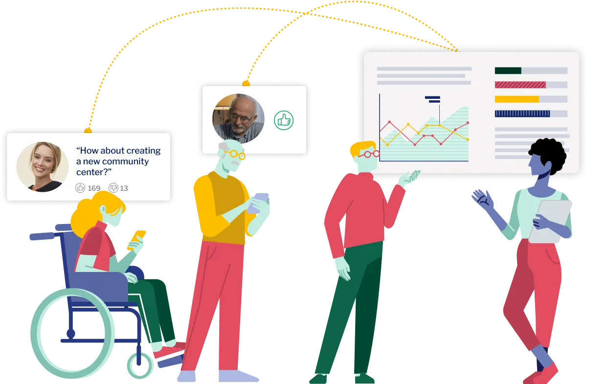 Illustration of all-in-one platform