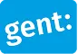 Blue rounded square with the white lowercase text 'gent:' in the center.