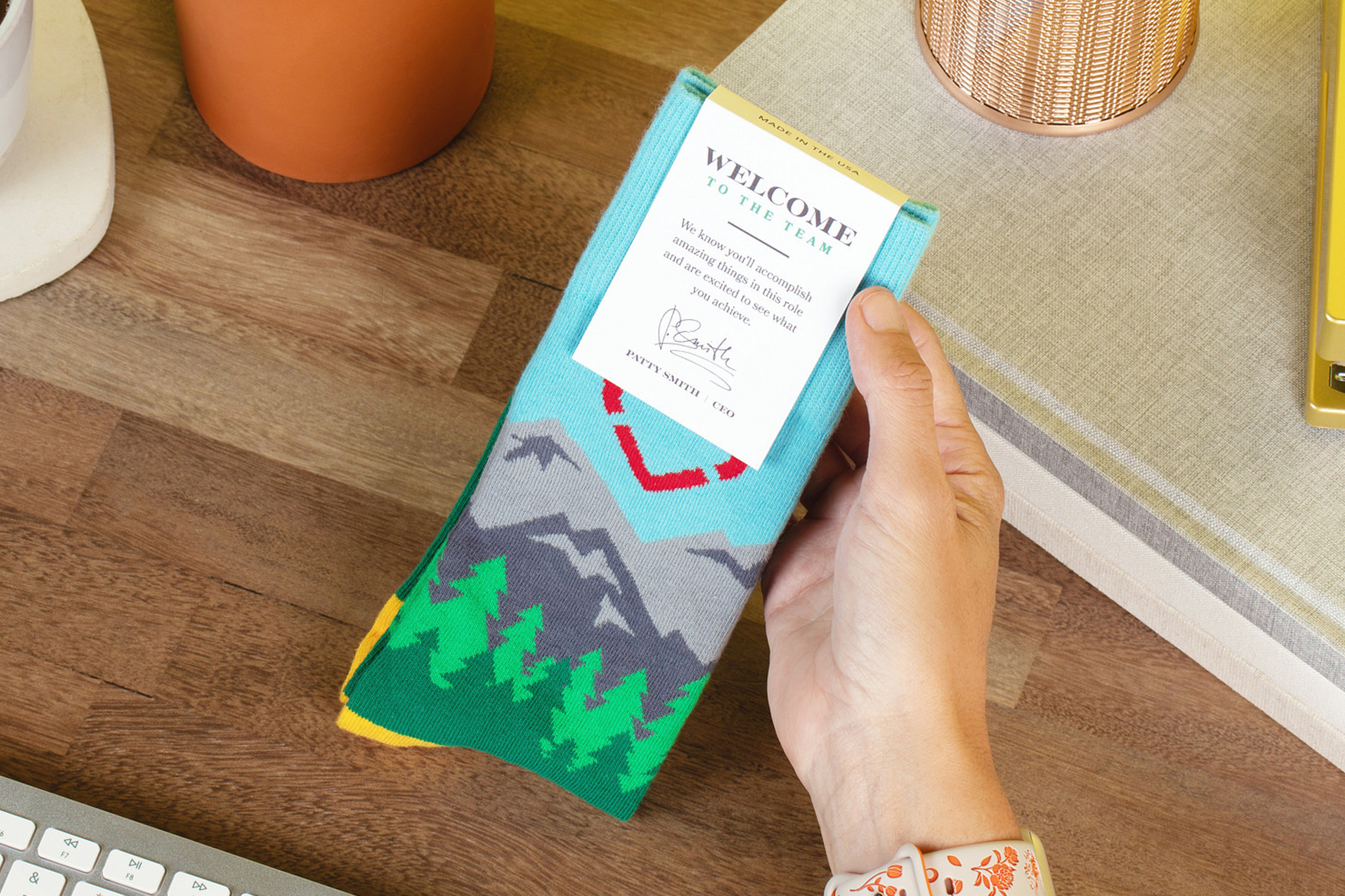 Custom employee appreciation Socks