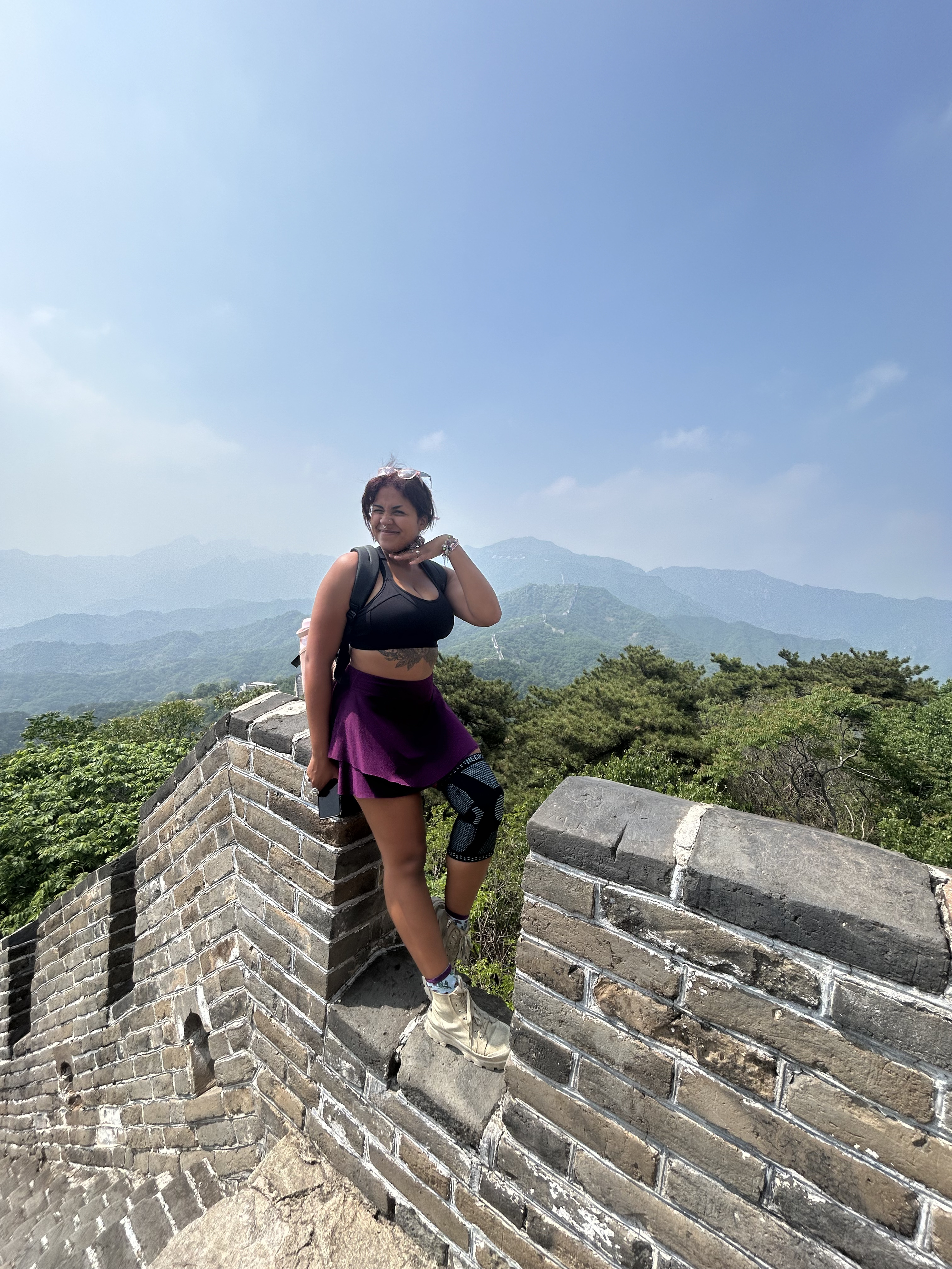 aaliyah on the great wall!