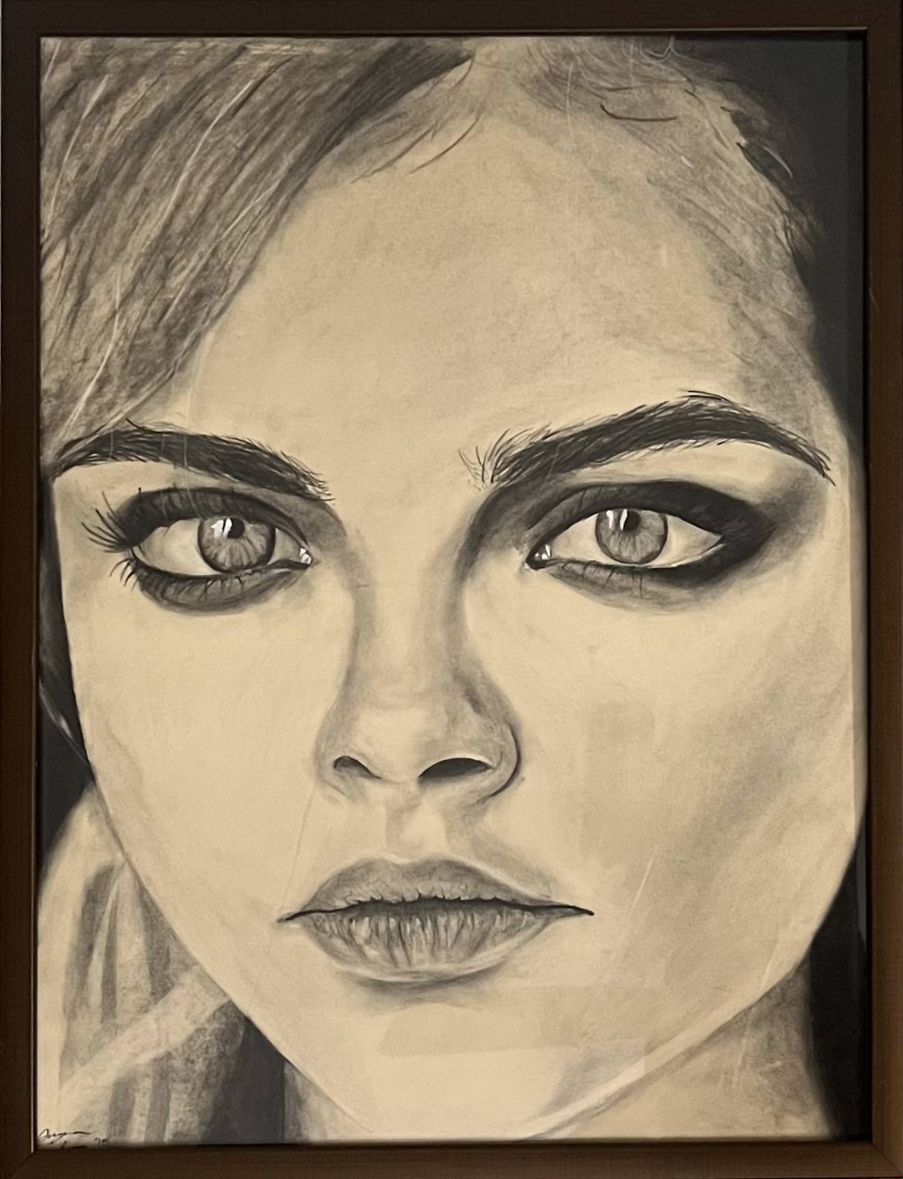 the first portrait aaliyah ever drew when she was just 15