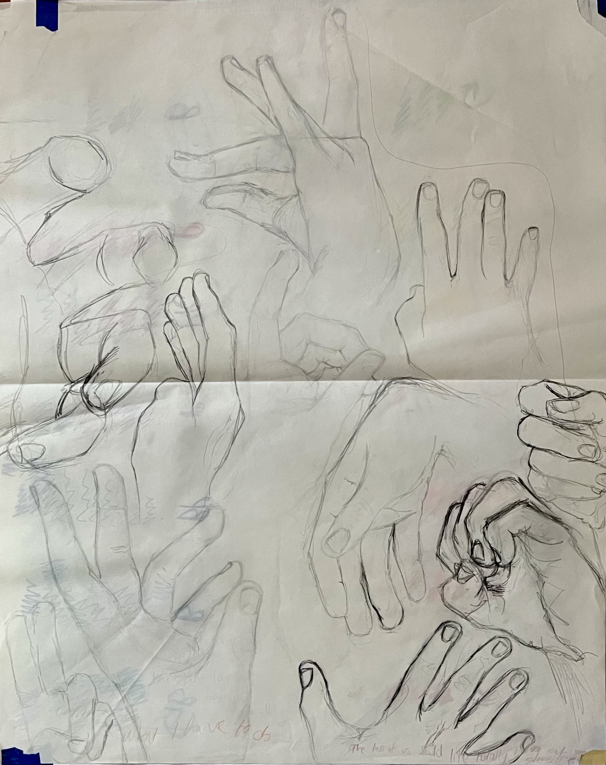 a hand study